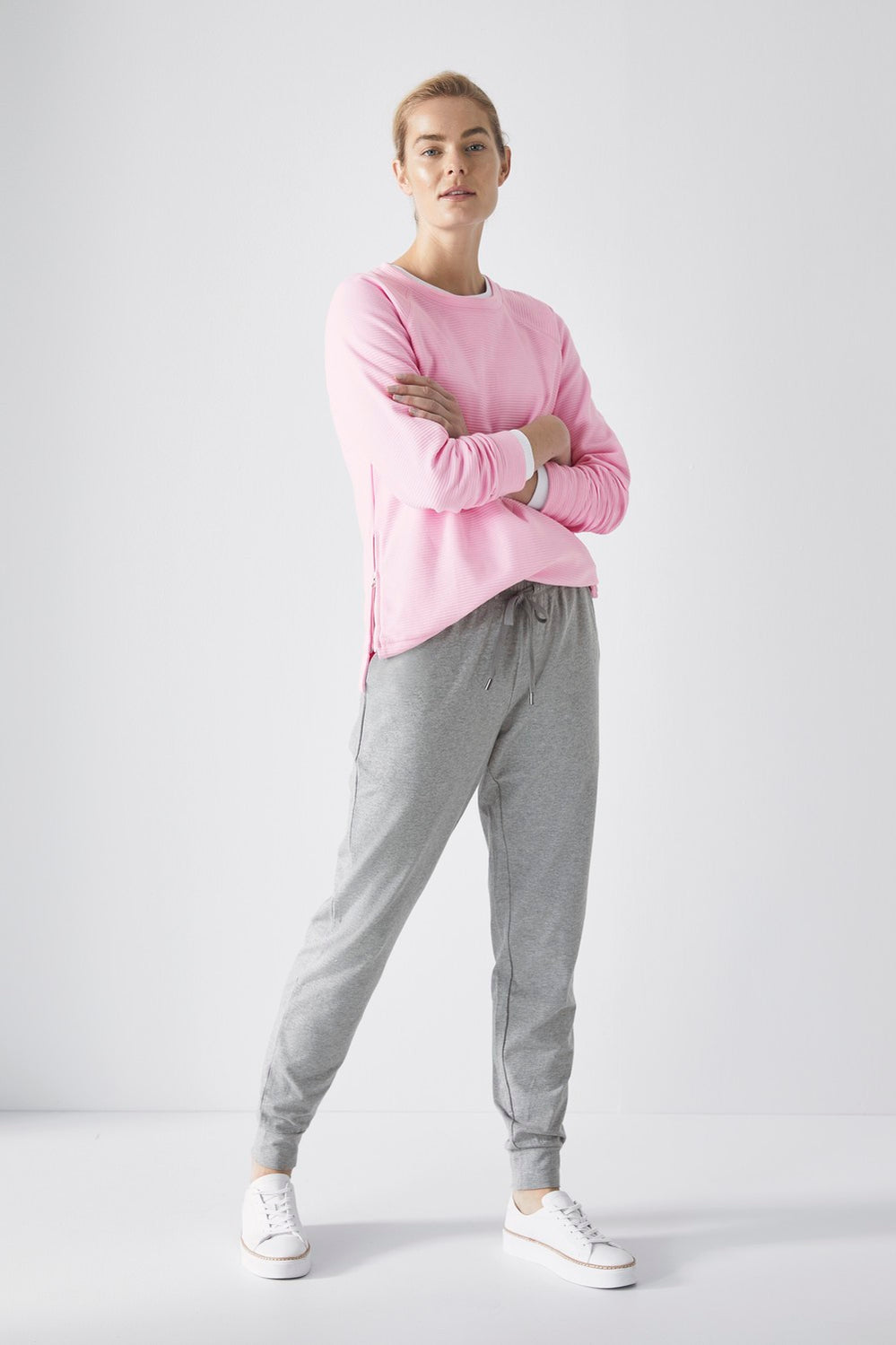 Cotton Ottoman Stitch Sweat