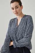 Textured Lattice Blouse