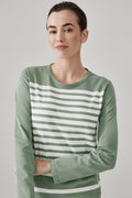 Cotton Stripe Body T-Shirt
