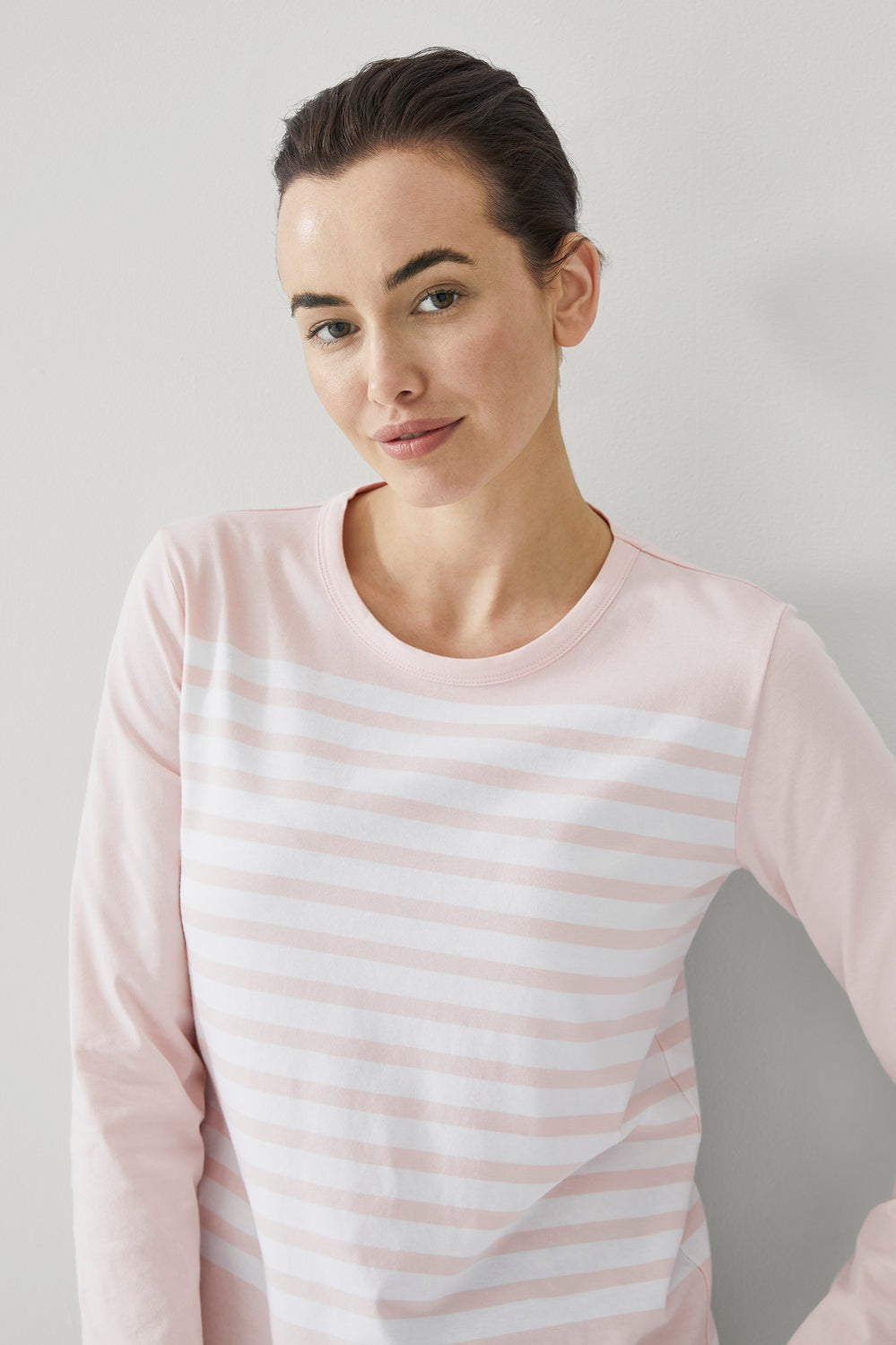 Cotton Stripe Body T-Shirt