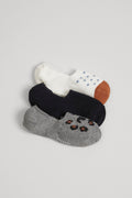 Lou No Show Sock 3 Pack