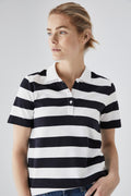 Bold Stripe Polo