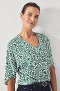 Abstract Spot Vine Relaxed T-Shirt