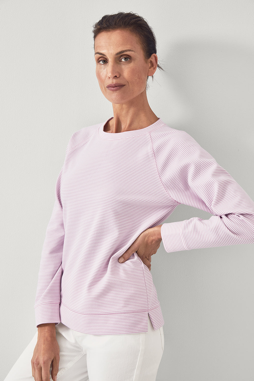 Cotton Ottoman Stitch Sweat