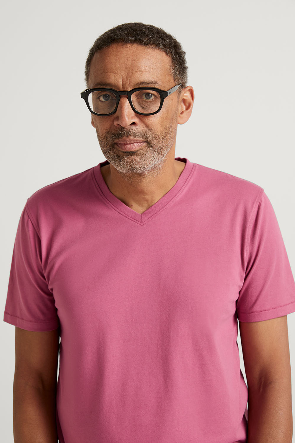 Cotton V Neck T-Shirt