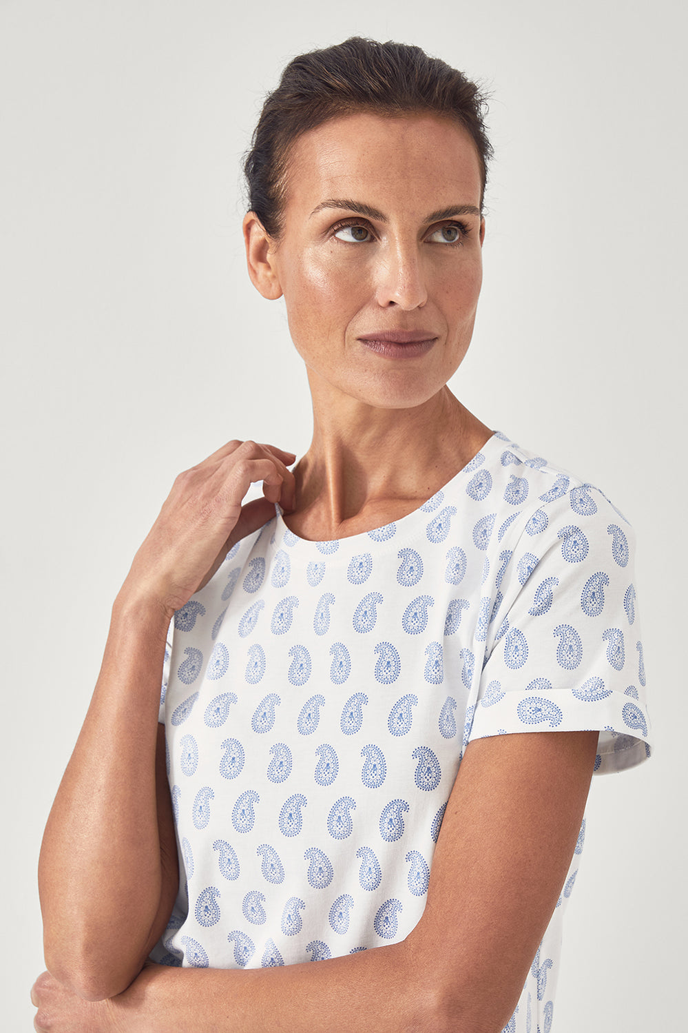 Paisley Short Sleeve Relaxed T-Shirt