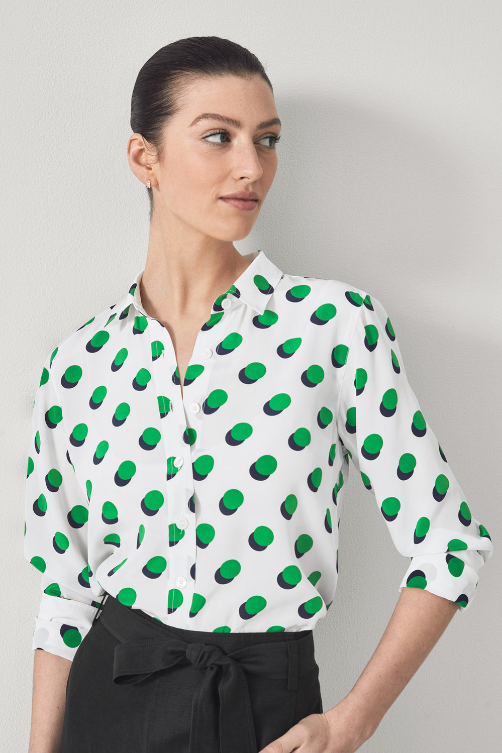 Silk Eclipse Spot Shirt