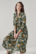 Modal Jungle Frond Dress