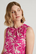 Exotic Fern Sleeveless Blouse