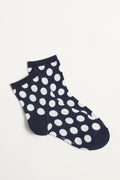 Coin Spot Crew Sock