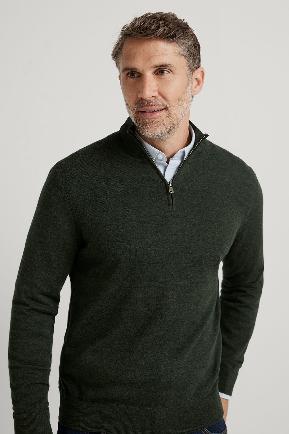 Merino Half Zip