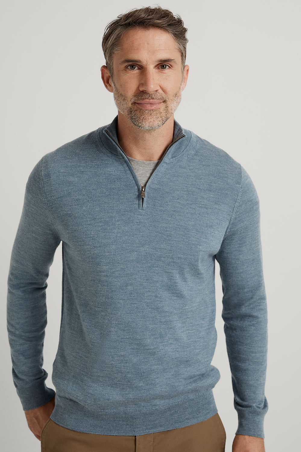 Merino Half Zip