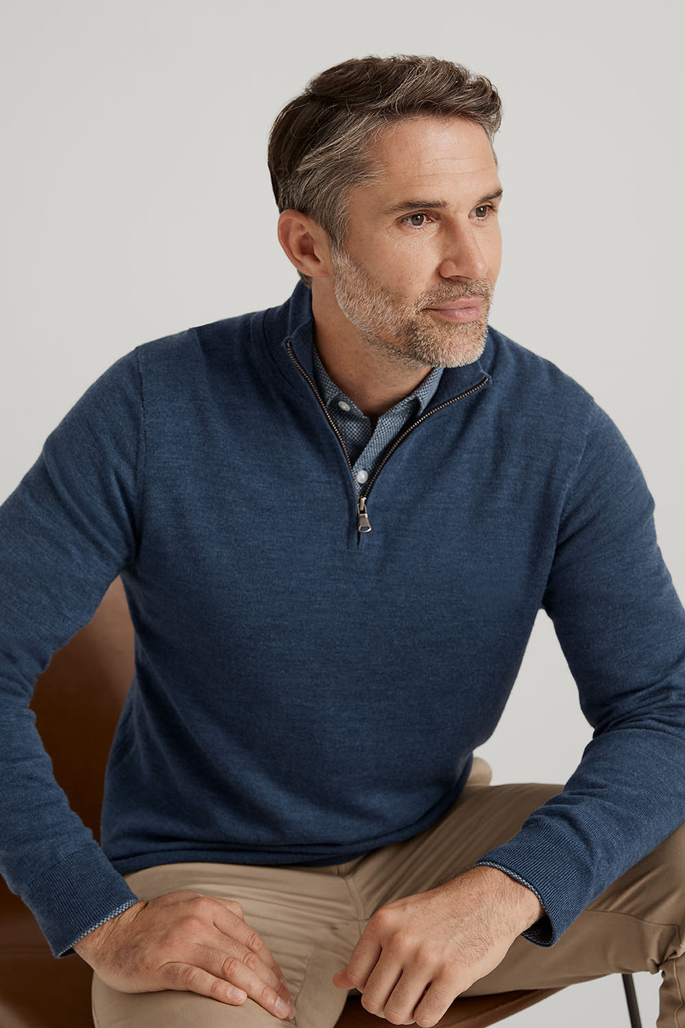 Merino Half Zip