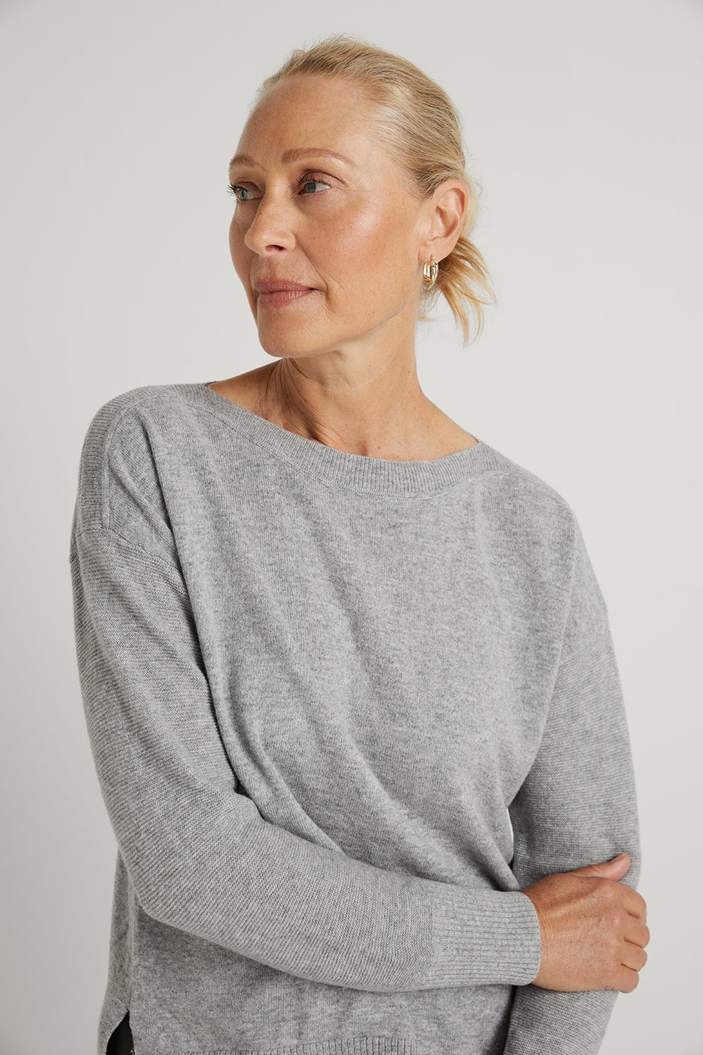 Merino Boat Neck Pullover