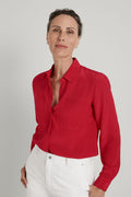 Silk Pocket Detail Shirt