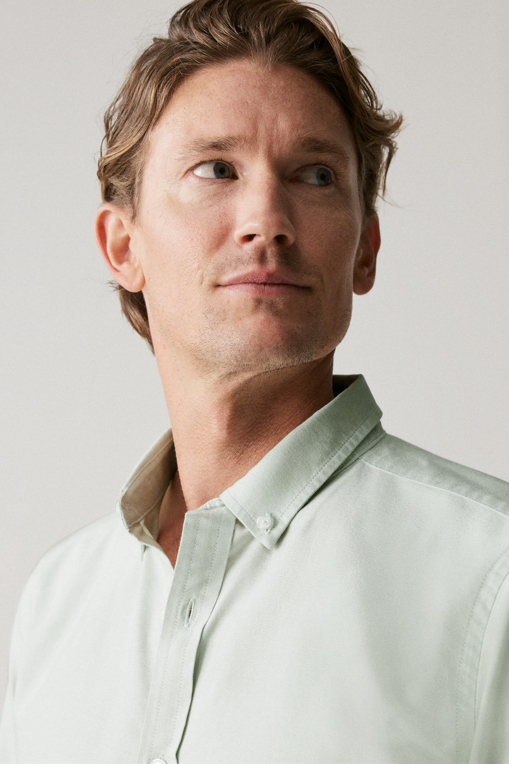 Regular Fit Yarn Dyed Cotton Oxford Shirt
