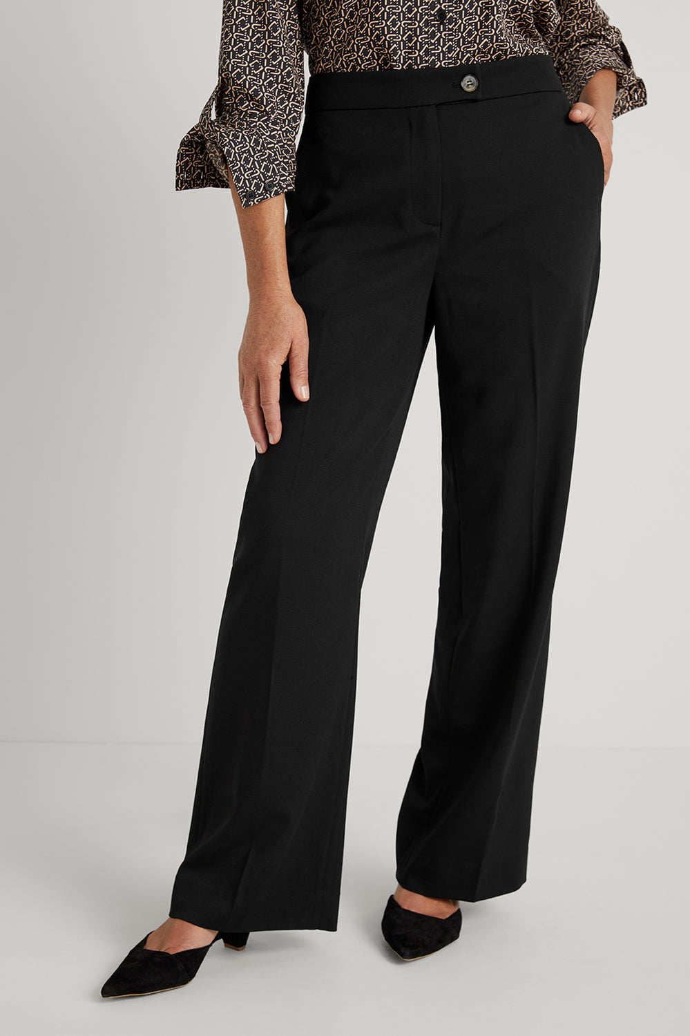 Tailored Tab Detail Pant