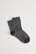 Lurex Trim Sock