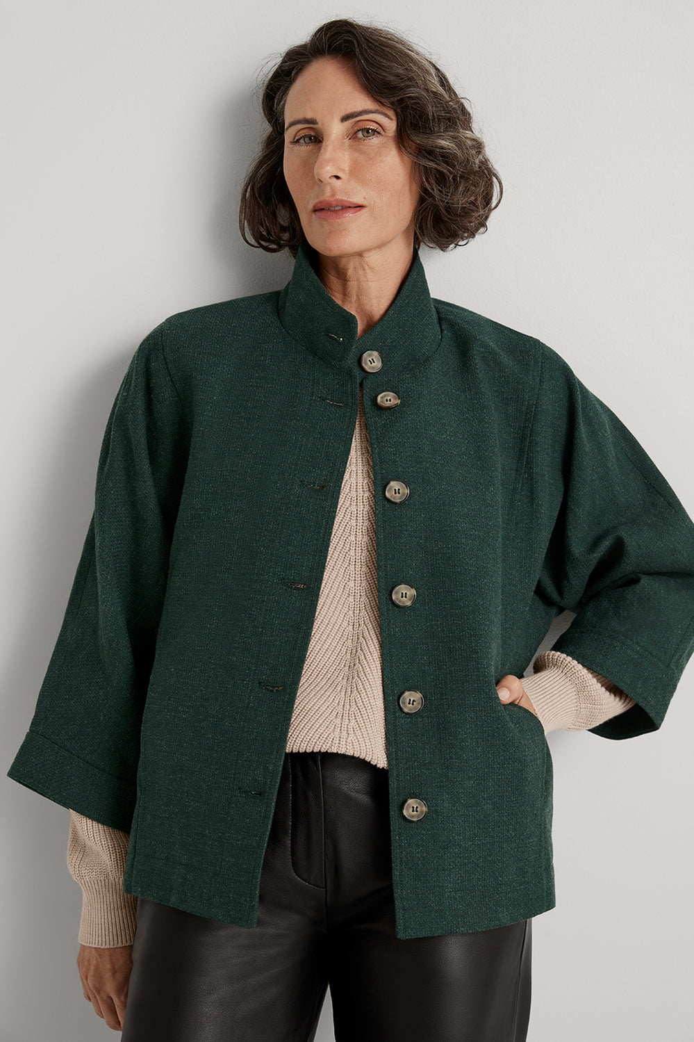 Cotton Wool Relaxed Jacket