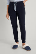 Cotton Drawcord Tapered Sleep Pant