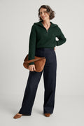 Alpaca Half Zip Sporty Pullover