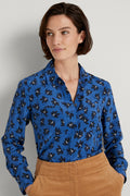 Silk Floating Floral Shirt