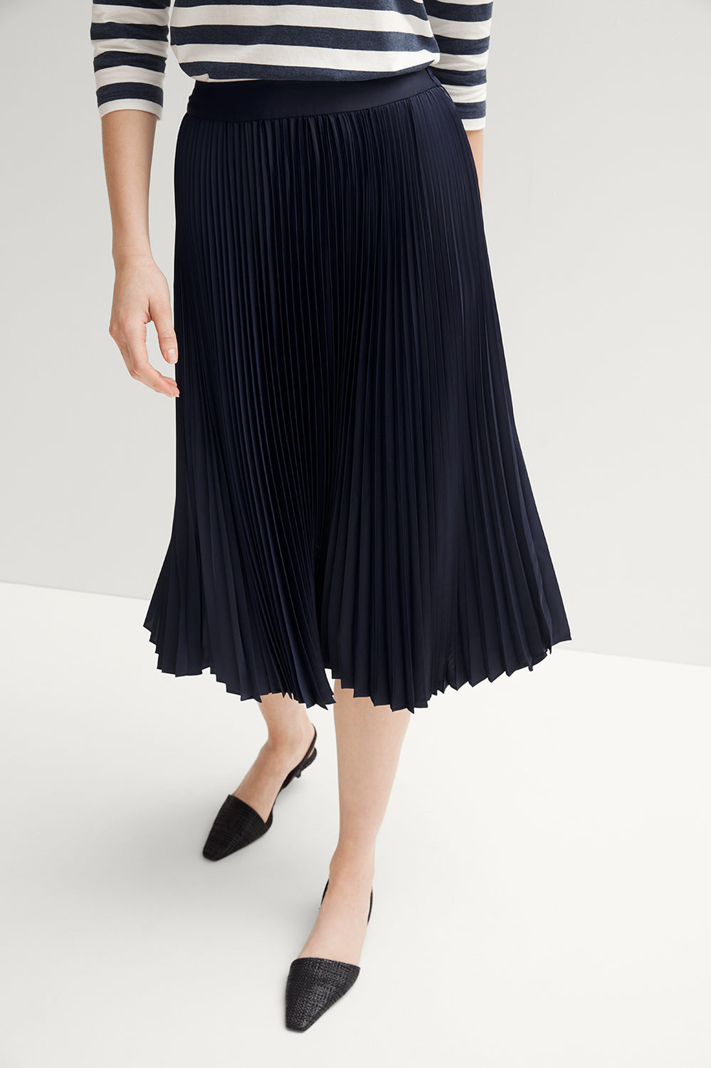 Sunray Pleat Skirt