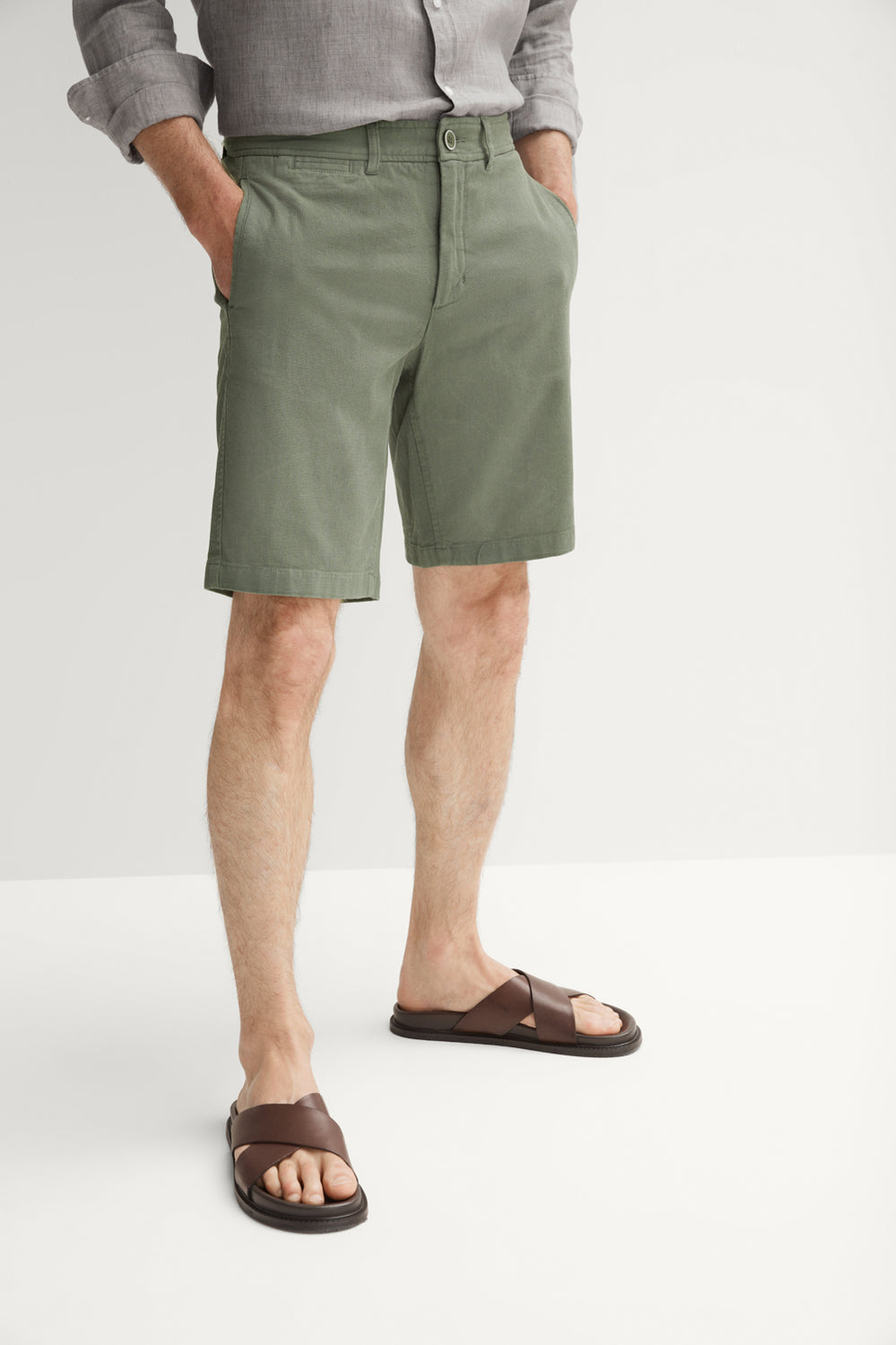 Textured Longline Short