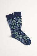Abstract Floral Sock
