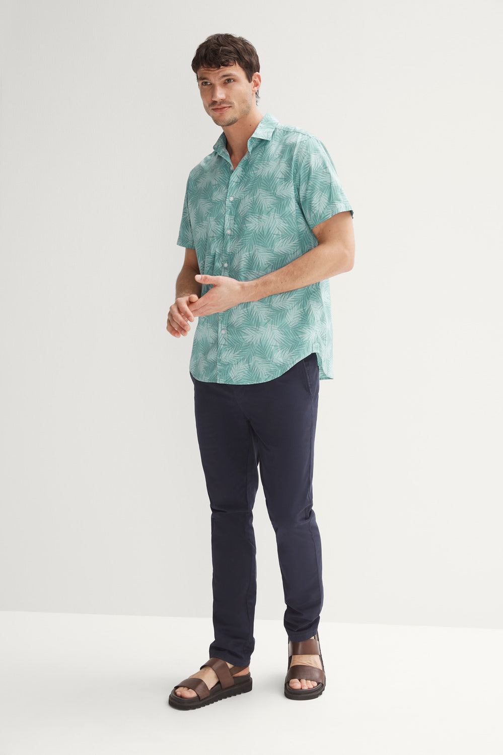 Regular Fit Diffused Fern Shirt