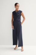 Draped Pull On Pant