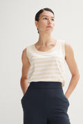 Pima Cotton Stripe Tank