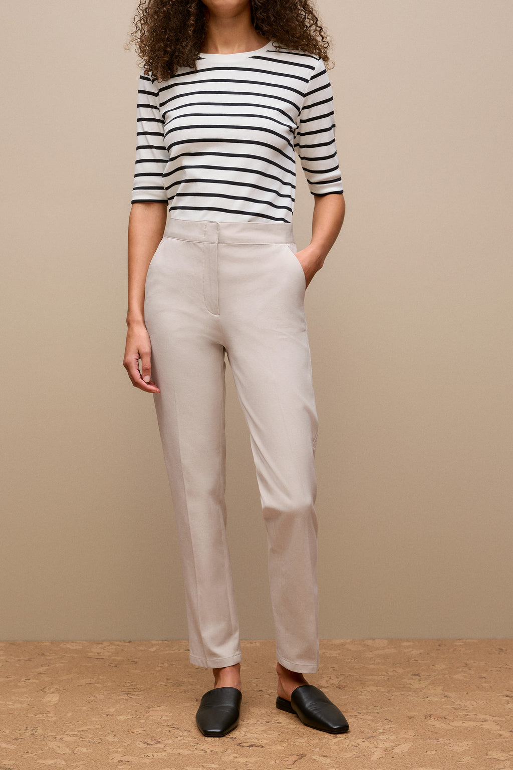 Cotton Blend Bi-Stretch Pant