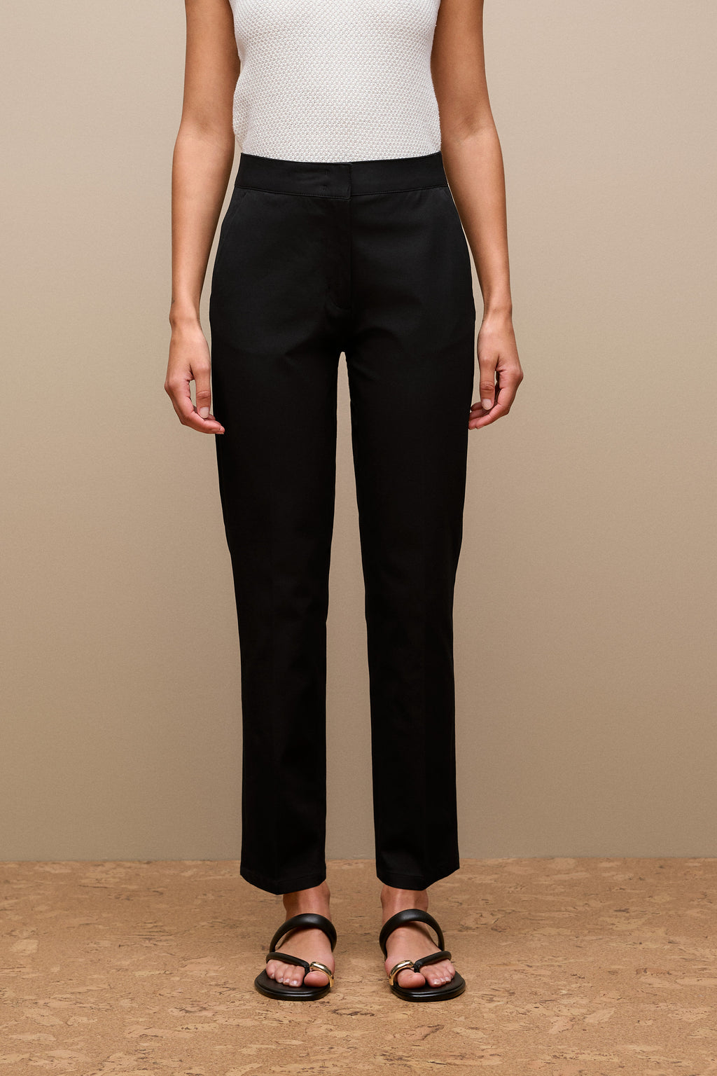 Cotton Blend Bi-Stretch Pant