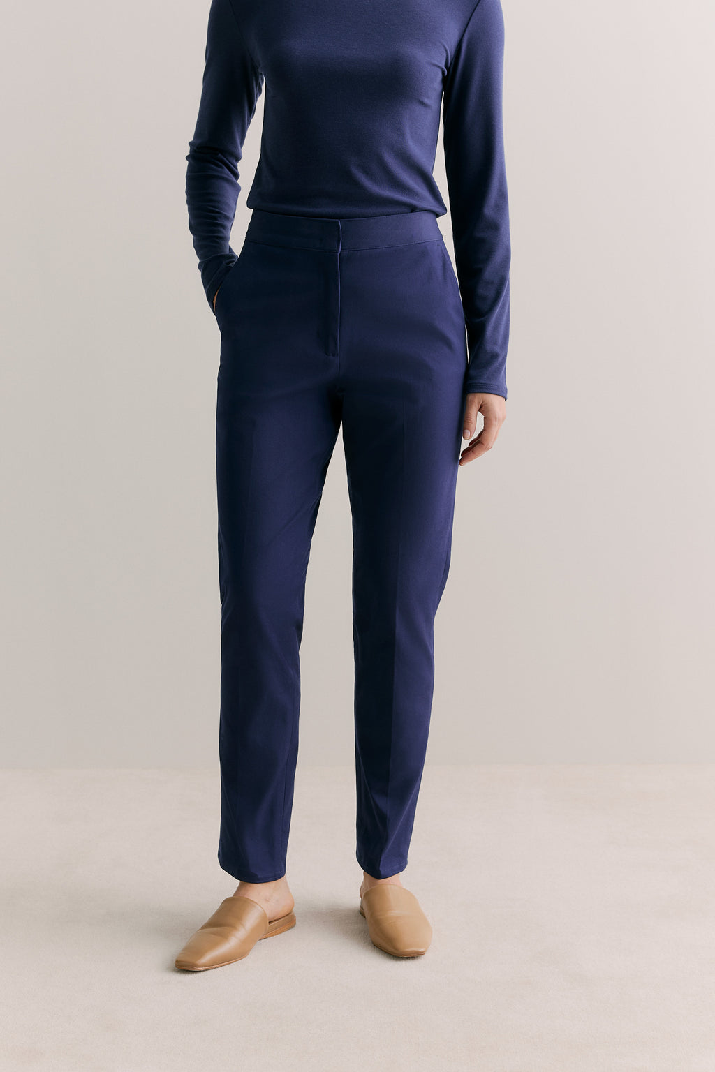 Cotton Blend Bi-Stretch Pant