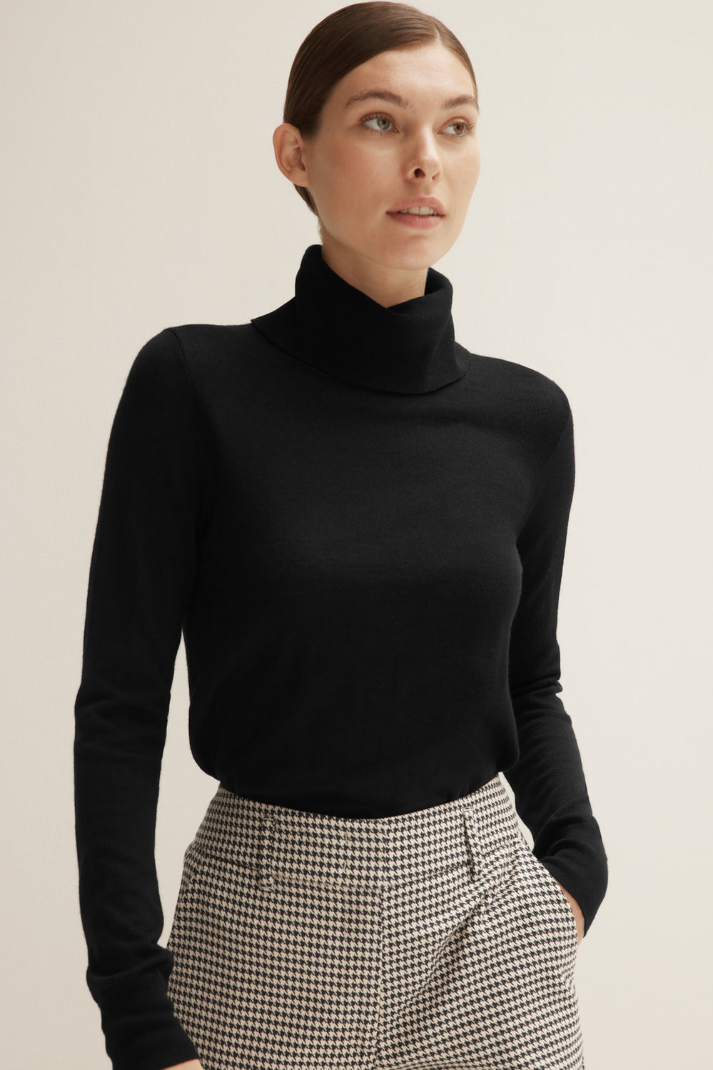 Merino Roll Neck