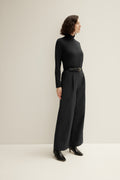 Mock Neck Long Sleeve T-Shirt