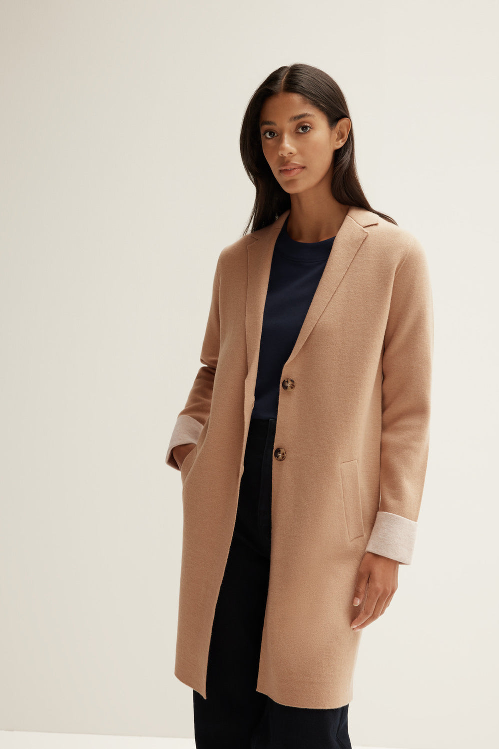 Double Knit Car Coat
