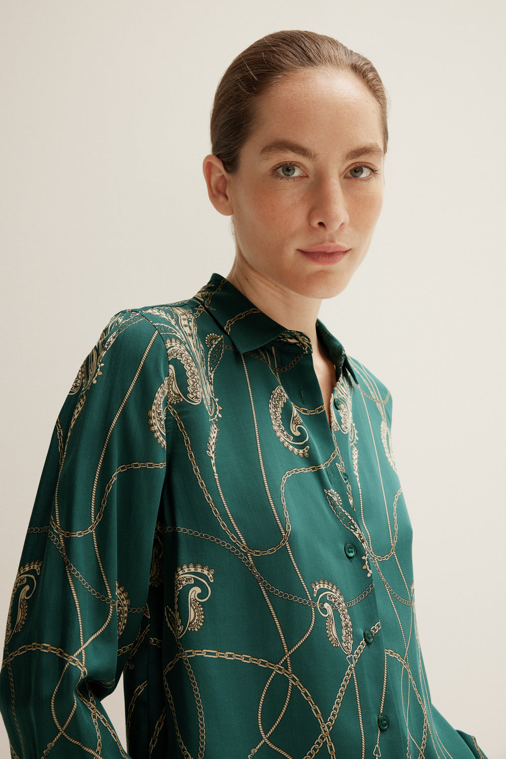Modal Ornate Chain Shirt