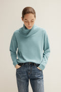 Merino Drop Shoulder Wedge Knit
