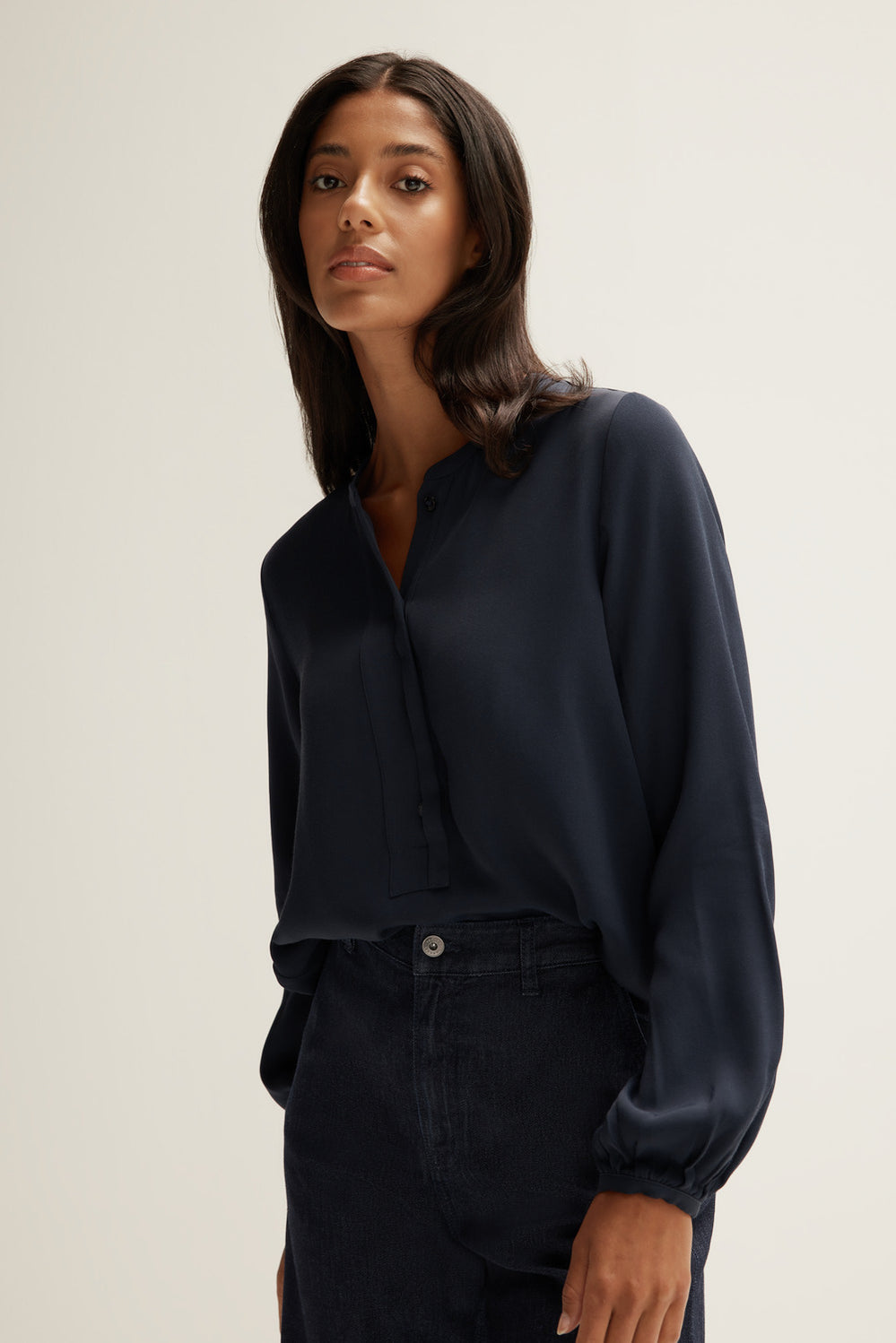 Placket Detail Blouse