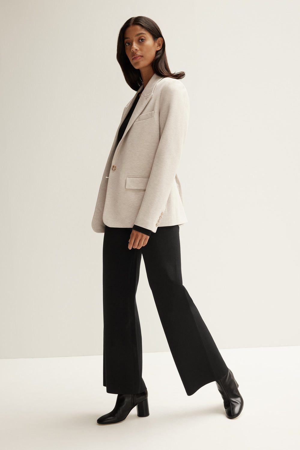 Ponte Marle Single Breasted Blazer