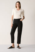 Sateen Straight Leg Jean