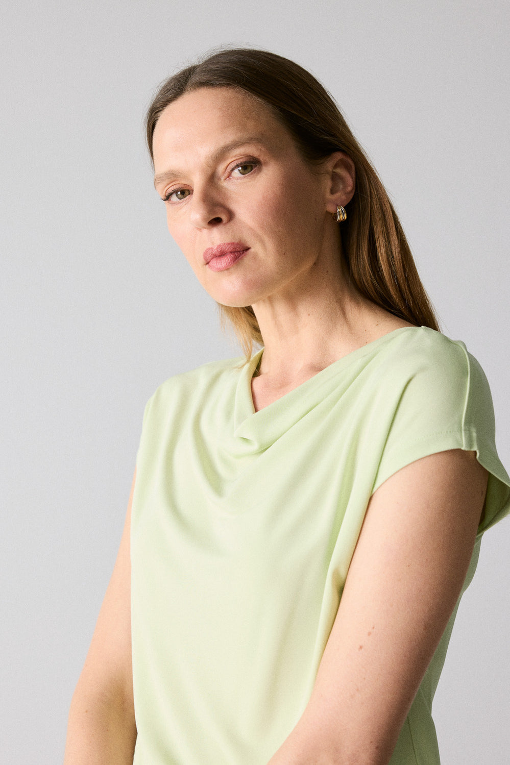 Cowl Neck T-Shirt