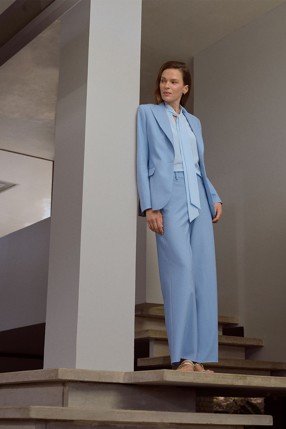 Tailored Wide Leg Pant
