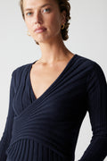 Sunray Wrap Knit Top