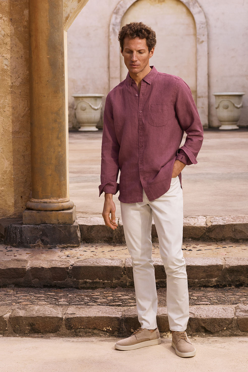 Regular Fit Five Pocket Travel Pant