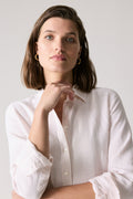 Yarn Dyed Linen Stripe Classic Shirt