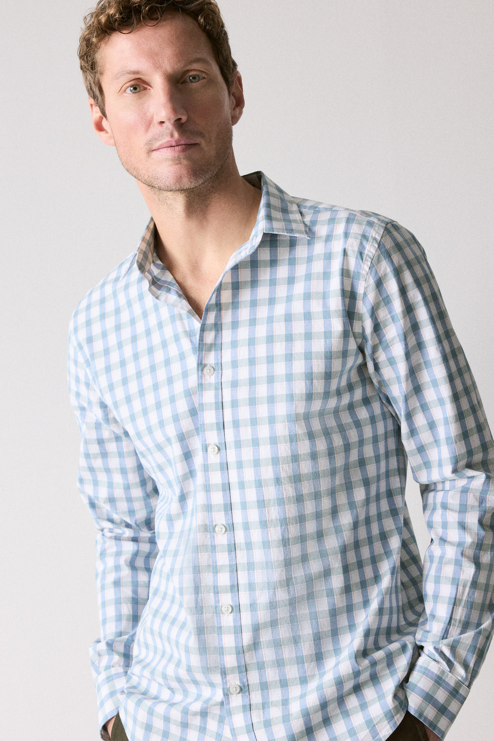 Tailored Fit Smart Check Shirt