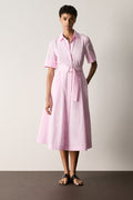 Cotton Poplin Shirt Dress